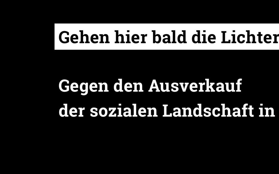 Dringender Handlungsbedarf für soziale Dienstleister